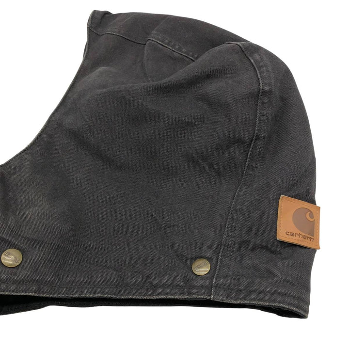 Carhartt Duck Padded Hood (One Size Fits Most) cotton black type Vintage Second Hand