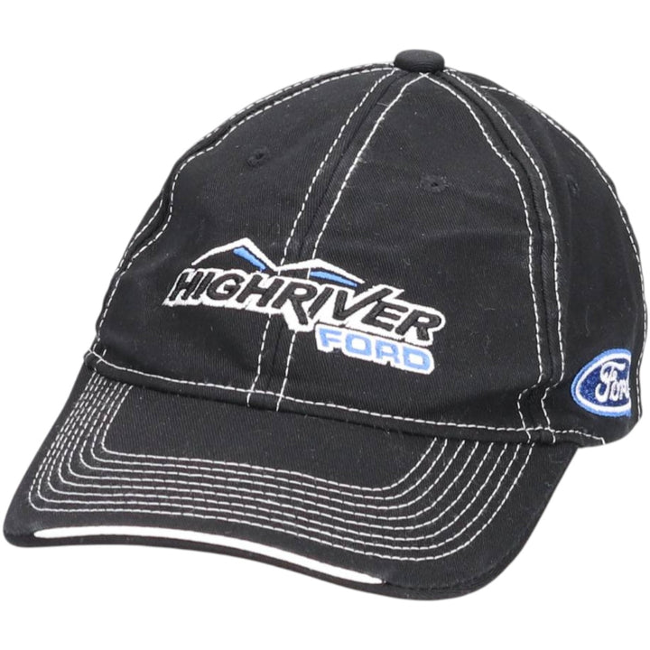 HIGHRIVER FORD High River Ford Advertising Baseball Cap, Free Size (Advising) cotton black type Vintage Second Hand