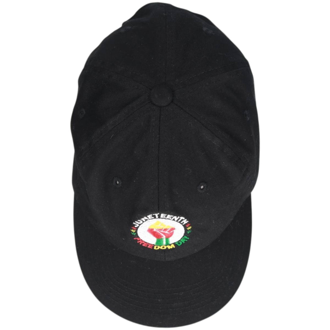 TOP LEVEL JUNE TEENTH Baseball Cap, 6-Panel Cap, One Size Fits Most cotton black type Vintage Second Hand