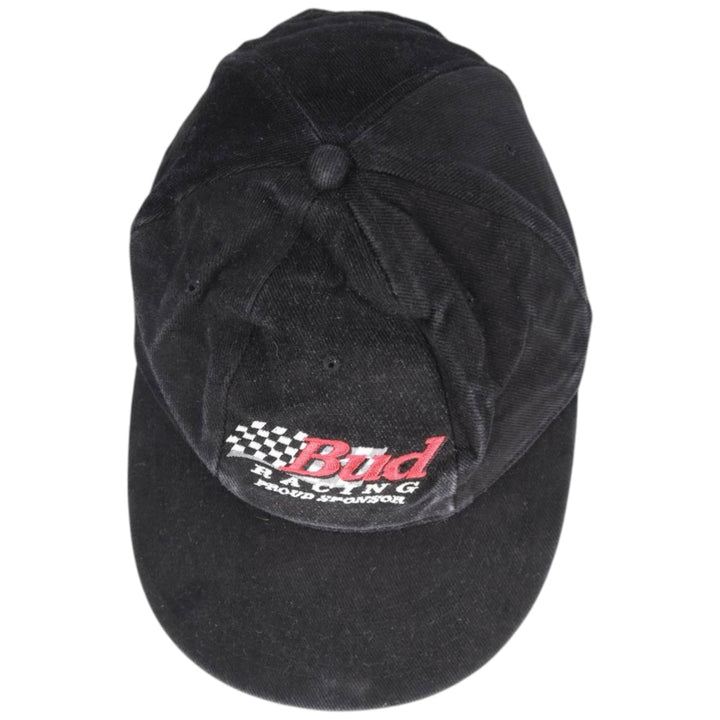 BUDWEISER Advertising Racing Cap (One Size Fits All) unclear black type Vintage Second Hand
