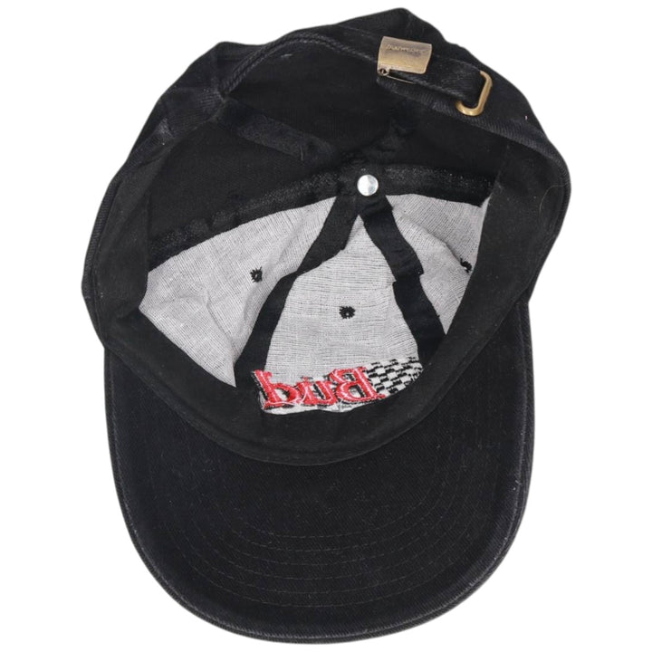 BUDWEISER Advertising Racing Cap (One Size Fits All) unclear black type Vintage Second Hand