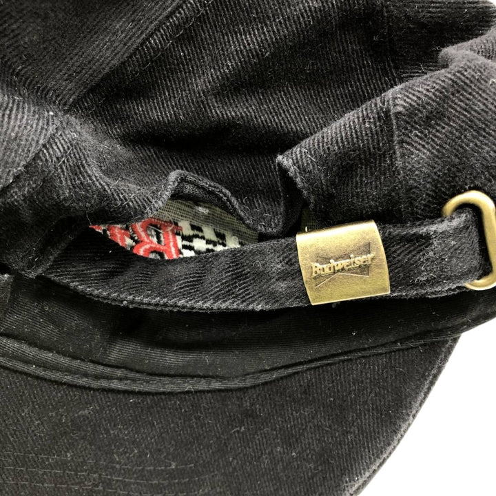 BUDWEISER Advertising Racing Cap (One Size Fits All) unclear black type Vintage Second Hand