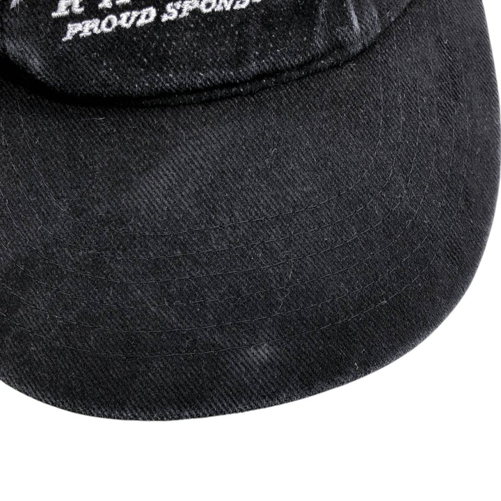 BUDWEISER Advertising Racing Cap (One Size Fits All) unclear black type Vintage Second Hand