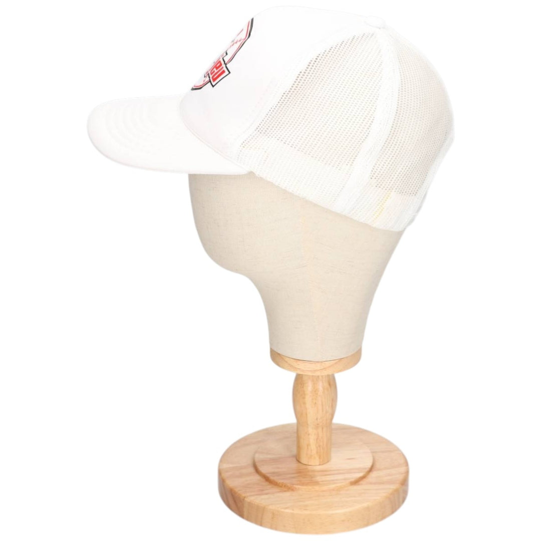 Vintage 1990'S YUPOONG Petro Canada Advertising Trucker Cap, Mesh Cap, One Size Fits Most polyester white type Vintage Second Hand