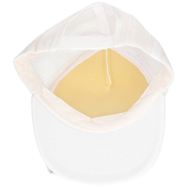 Vintage 1990'S YUPOONG Petro Canada Advertising Trucker Cap, Mesh Cap, One Size Fits Most polyester white type Vintage Second Hand