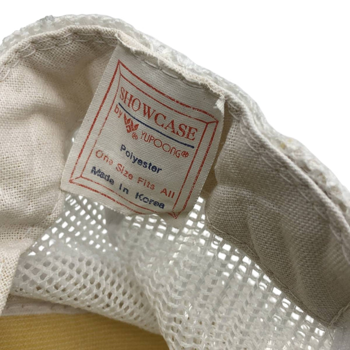 Vintage 1990'S YUPOONG Petro Canada Advertising Trucker Cap, Mesh Cap, One Size Fits Most polyester white type Vintage Second Hand