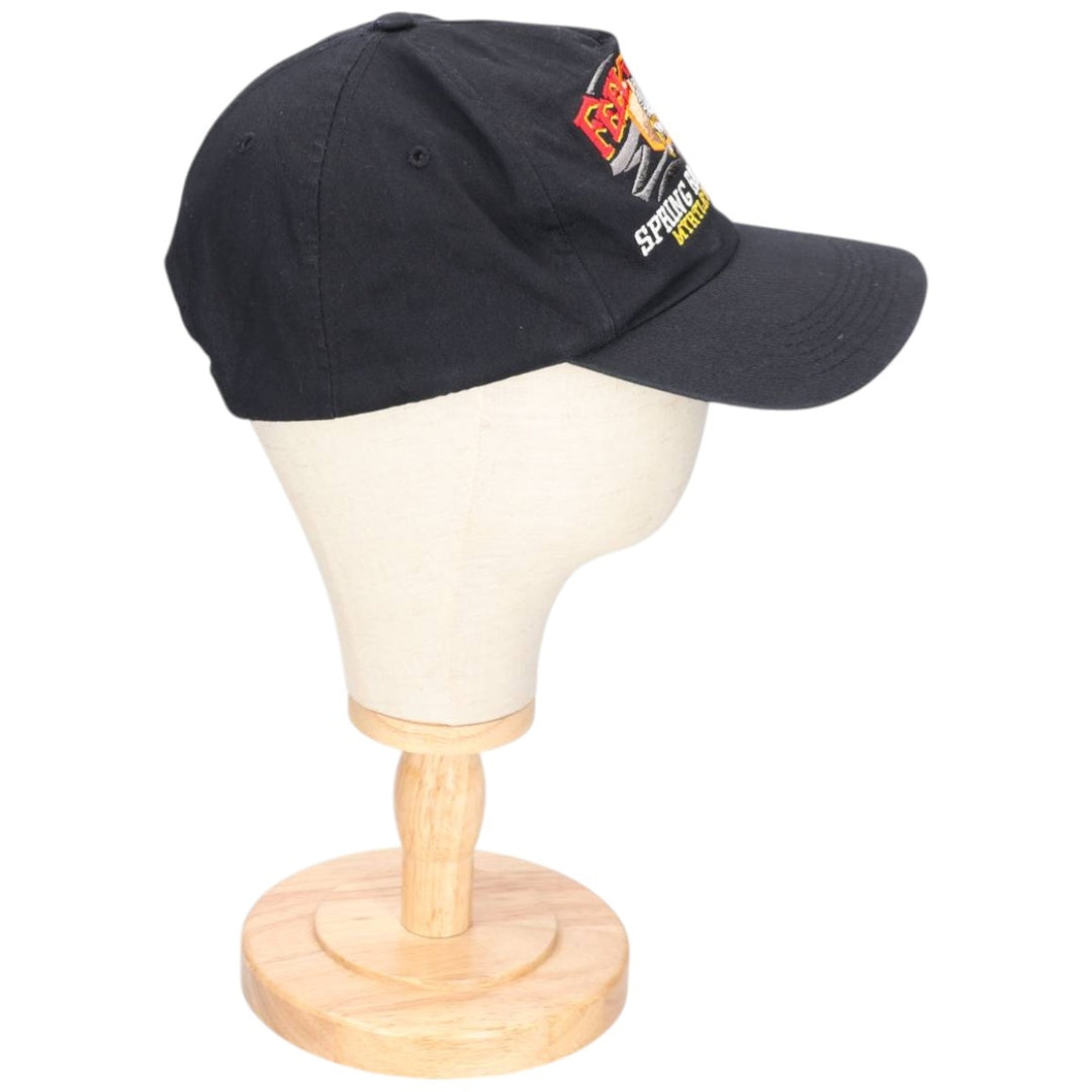 CAPSMITH, INC. Trucker Cap with Eagle Pattern, Motorcycle Baseball Cap, One Size Fits Most polyester black type Vintage Second Hand