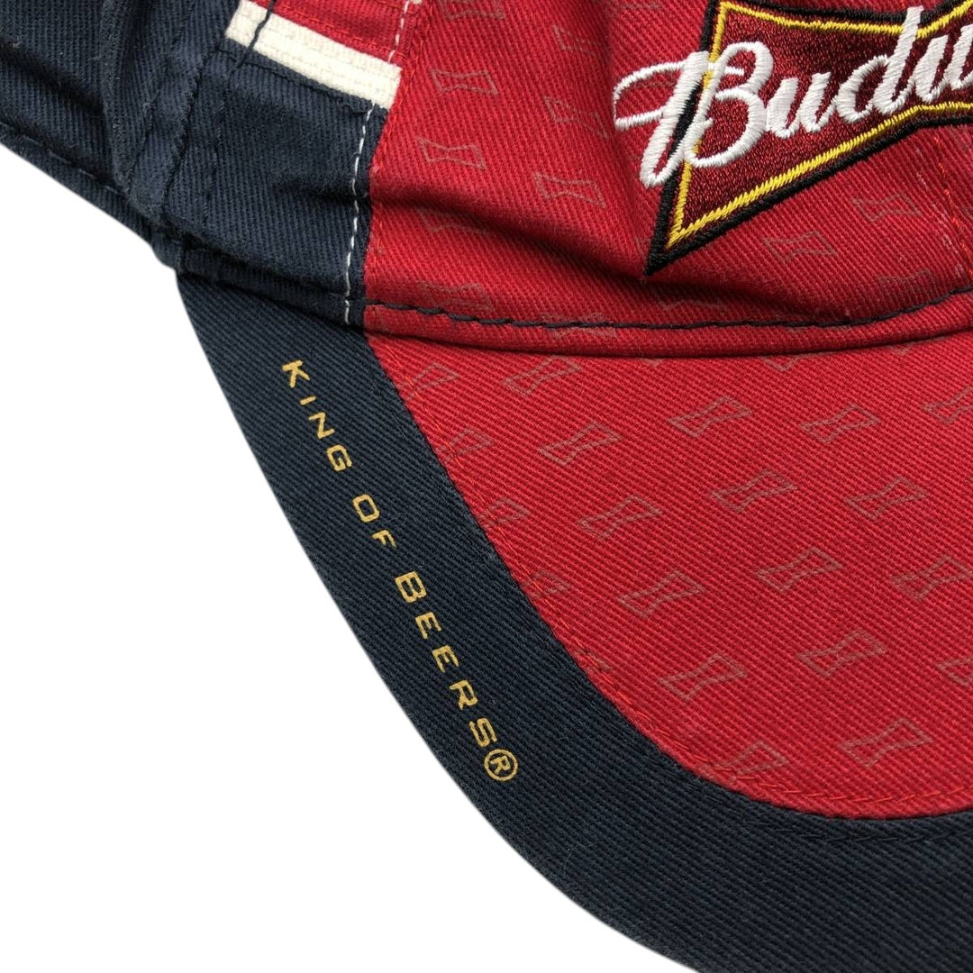 Budweiser Advertising Baseball Cap, One Size Fits All cotton navy blue type Vintage Second Hand