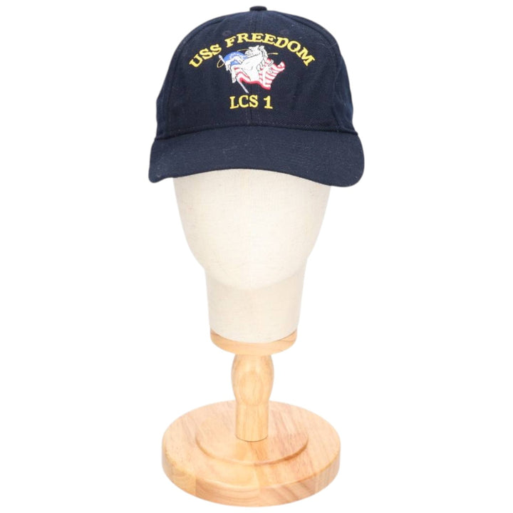 90'S - Vintage THE CORPS Stars and Stripes Military Baseball Cap, Made in USA, One Size Fits All unclear black type Vintage Second Hand