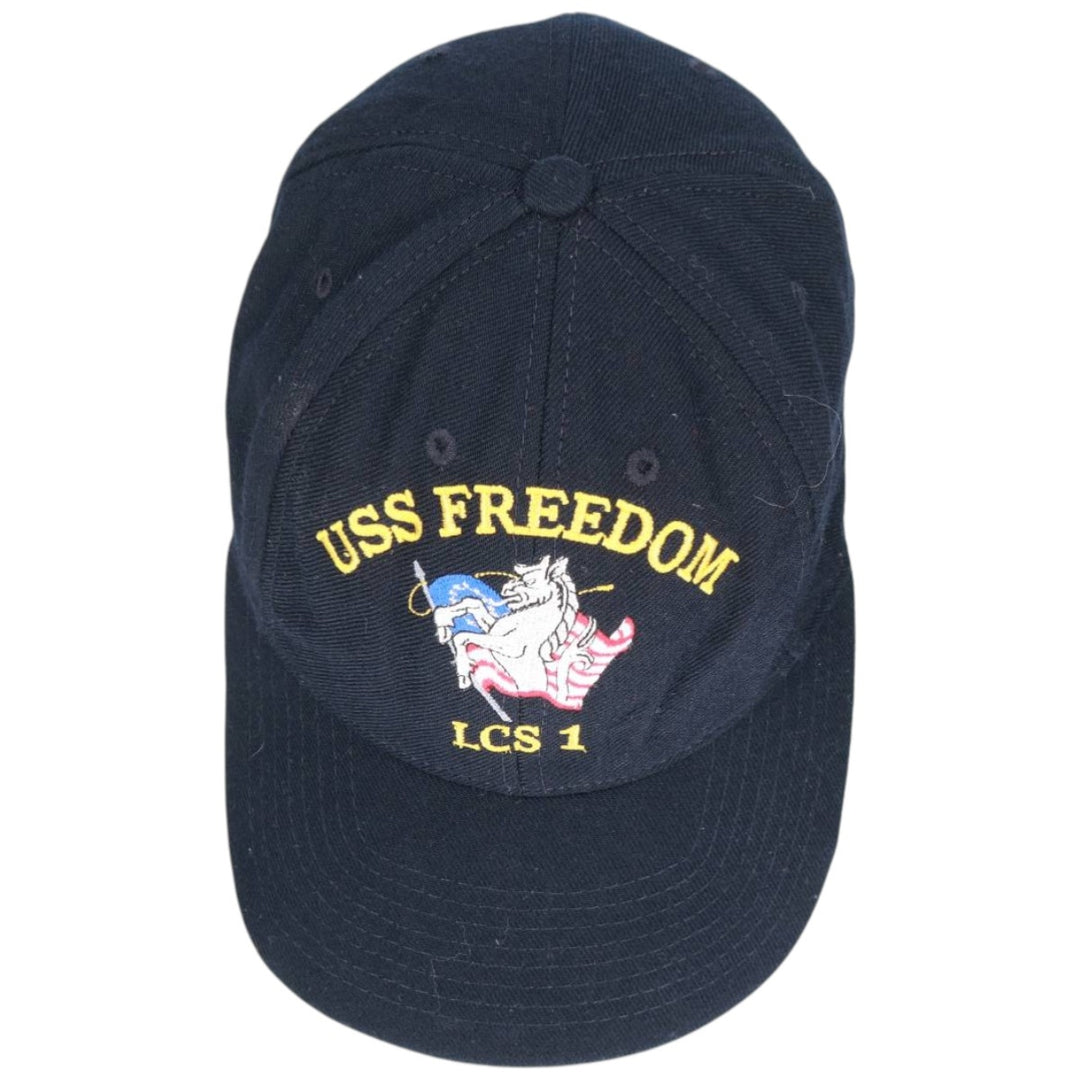 90'S - Vintage THE CORPS Stars and Stripes Military Baseball Cap, Made in USA, One Size Fits All unclear black type Vintage Second Hand