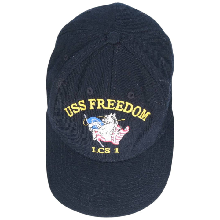 90'S - Vintage THE CORPS Stars and Stripes Military Baseball Cap, Made in USA, One Size Fits All unclear black type Vintage Second Hand