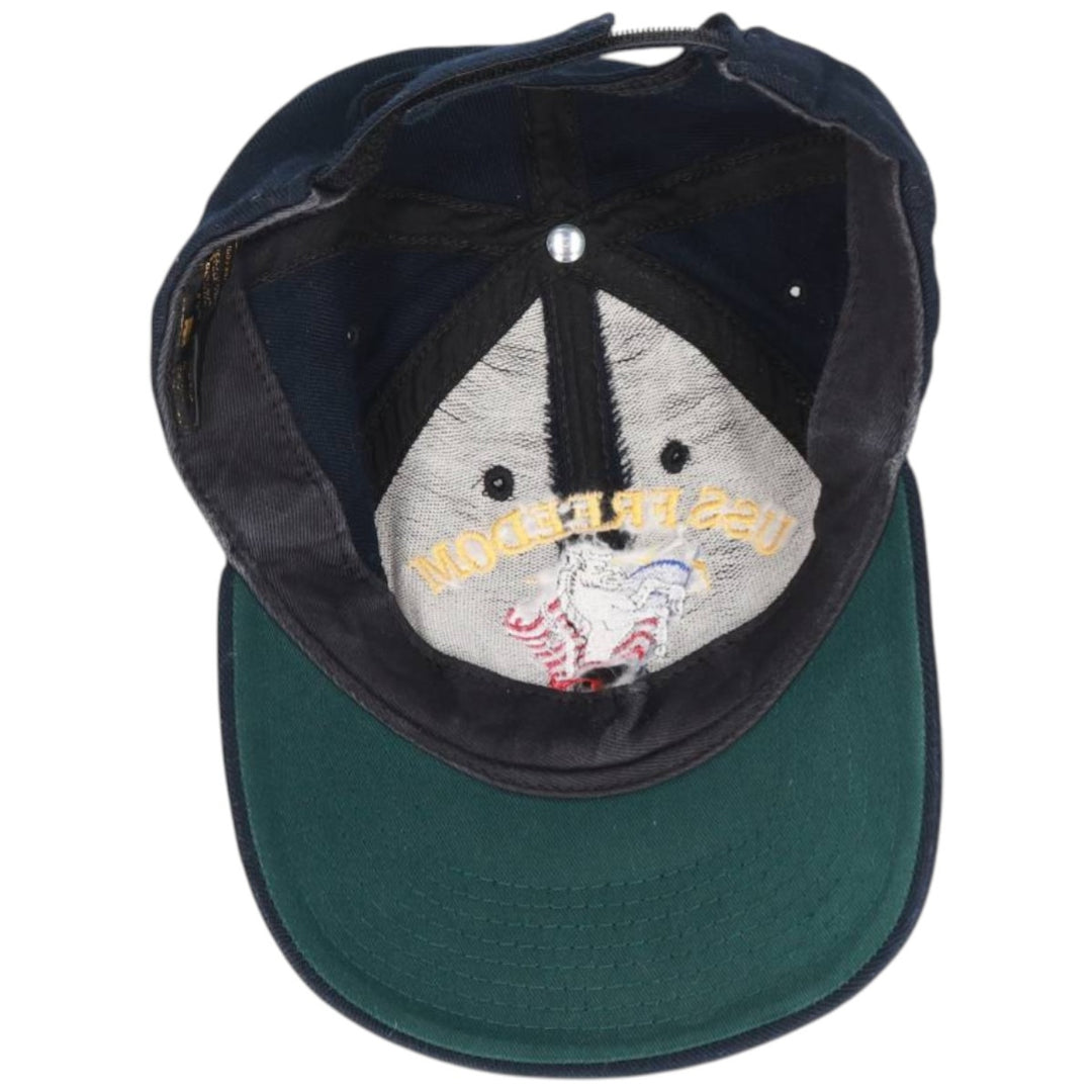 90'S - Vintage THE CORPS Stars and Stripes Military Baseball Cap, Made in USA, One Size Fits All unclear black type Vintage Second Hand
