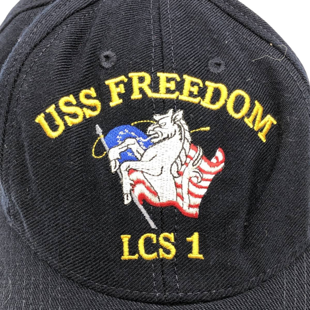 90'S - Vintage THE CORPS Stars and Stripes Military Baseball Cap, Made in USA, One Size Fits All unclear black type Vintage Second Hand