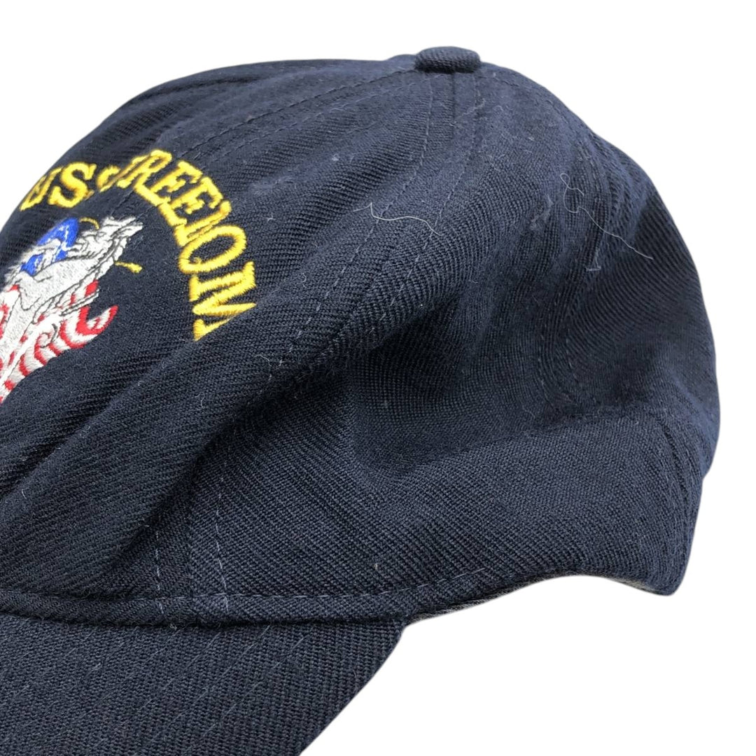 90'S - Vintage THE CORPS Stars and Stripes Military Baseball Cap, Made in USA, One Size Fits All unclear black type Vintage Second Hand