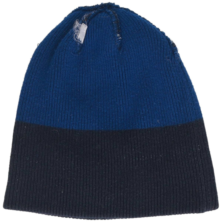 Nike Striped Pattern Knit Beanie unclear navy blue type Vintage Second Hand