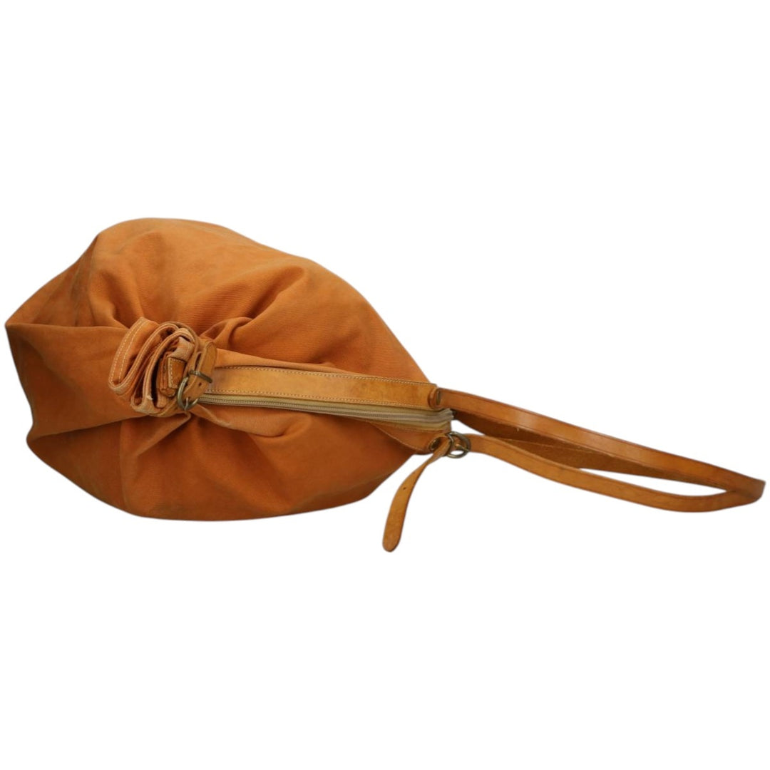 ILBISONTE Candy Bag Shoulder Bag Made in Italy genuine leather brown type Vintage Second Hand