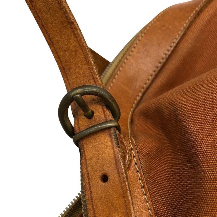 ILBISONTE Candy Bag Shoulder Bag Made in Italy genuine leather brown type Vintage Second Hand