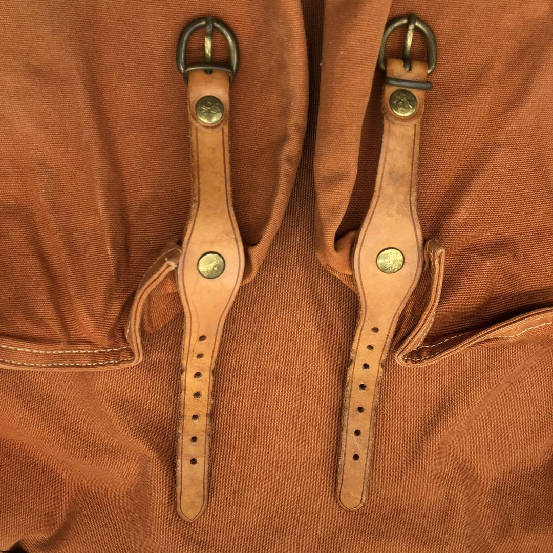 ILBISONTE Candy Bag Shoulder Bag Made in Italy genuine leather brown type Vintage Second Hand