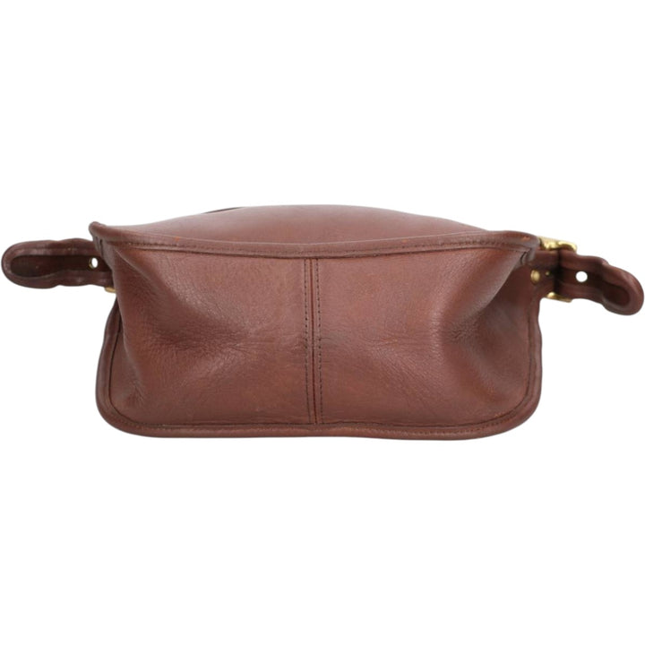 90'S Coach Old Coach Shoulder Bag, Made in USA, Vintage genuine leather brown type Vintage Second Hand