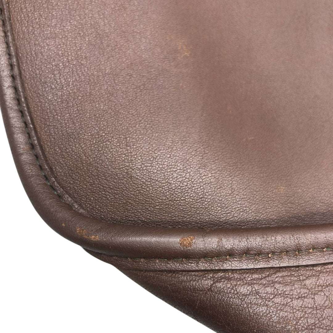 90'S Coach Old Coach Shoulder Bag, Made in USA, Vintage genuine leather brown type Vintage Second Hand