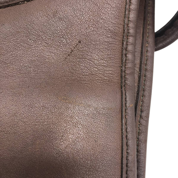 90'S Coach Old Coach Shoulder Bag, Made in USA, Vintage genuine leather brown type Vintage Second Hand