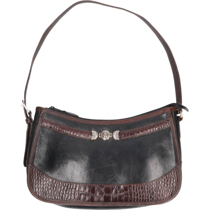 Brighton Shoulder Bag genuine leather black type Vintage Second Hand