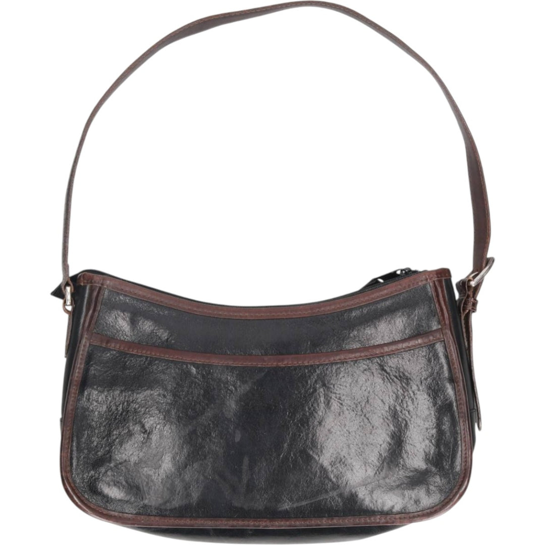 Brighton Shoulder Bag genuine leather black type Vintage Second Hand