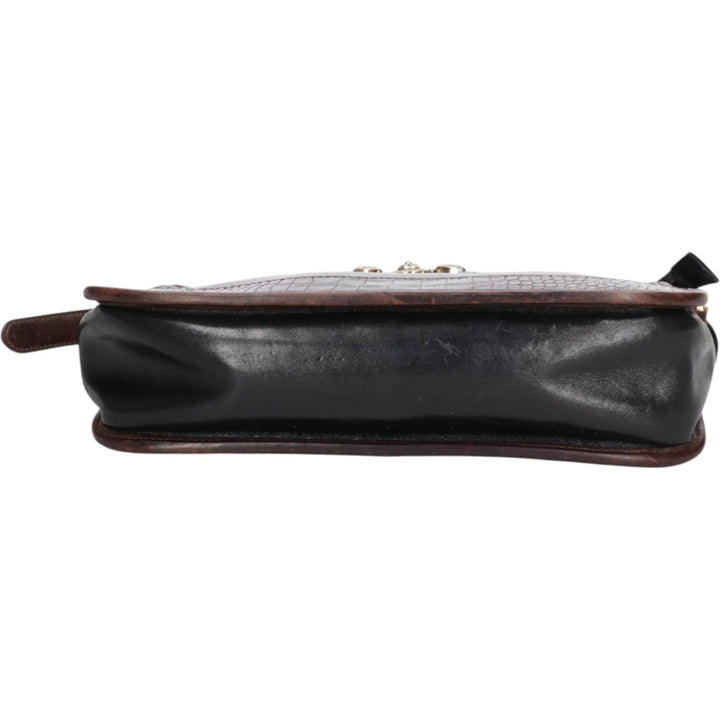 Brighton Shoulder Bag genuine leather black type Vintage Second Hand