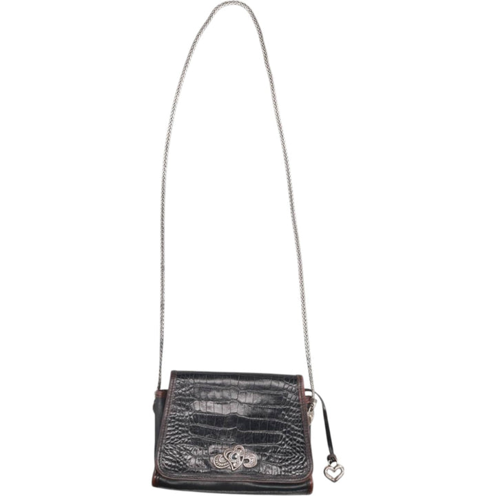 Brighton Shoulder Bag genuine leather black type Vintage Second Hand