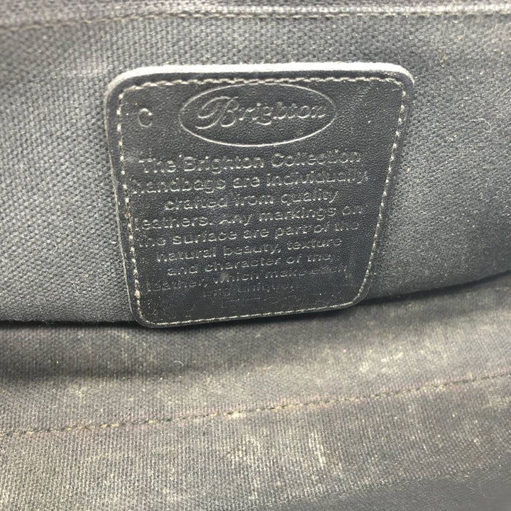 Brighton Shoulder Bag genuine leather black type Vintage Second Hand