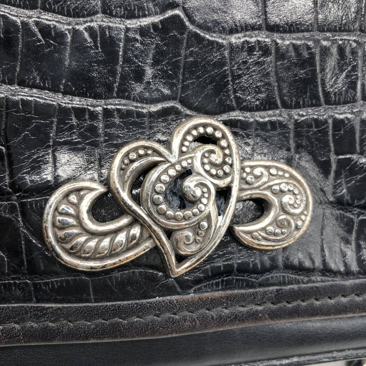 Brighton Shoulder Bag genuine leather black type Vintage Second Hand