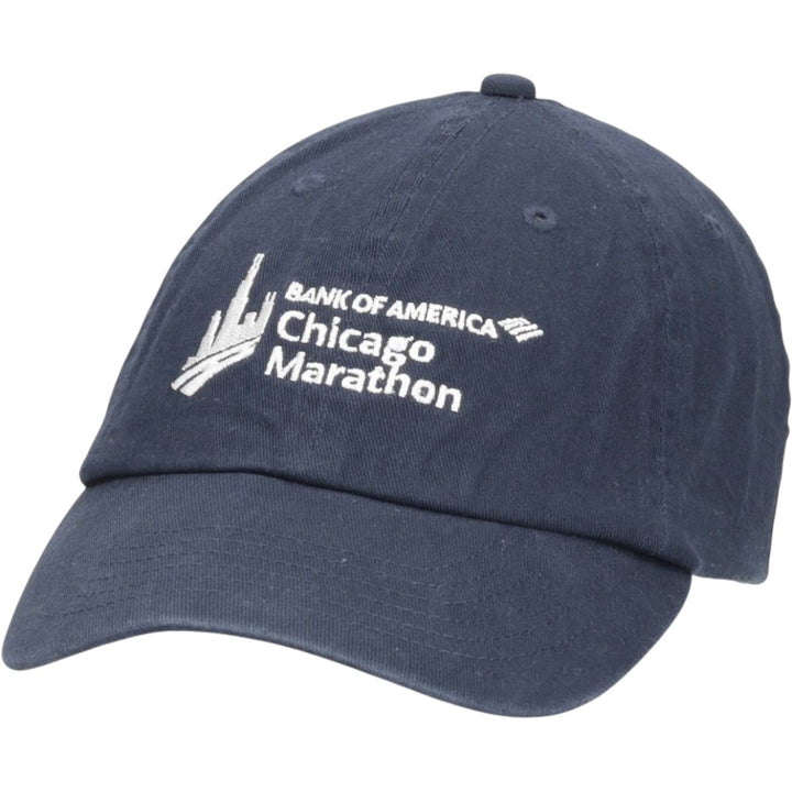 Chicago Marathon Baseball Cap, 6-Panel Cap, One Size Fits All cotton navy blue type Vintage Second Hand