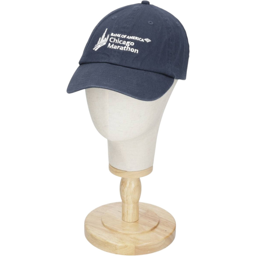 Chicago Marathon Baseball Cap, 6-Panel Cap, One Size Fits All cotton navy blue type Vintage Second Hand