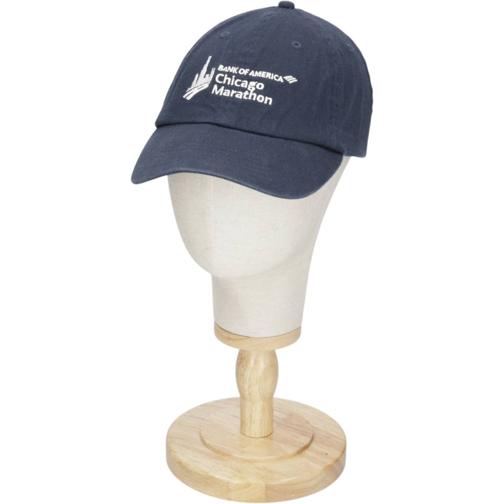 Chicago Marathon Baseball Cap, 6-Panel Cap, One Size Fits All cotton navy blue type Vintage Second Hand