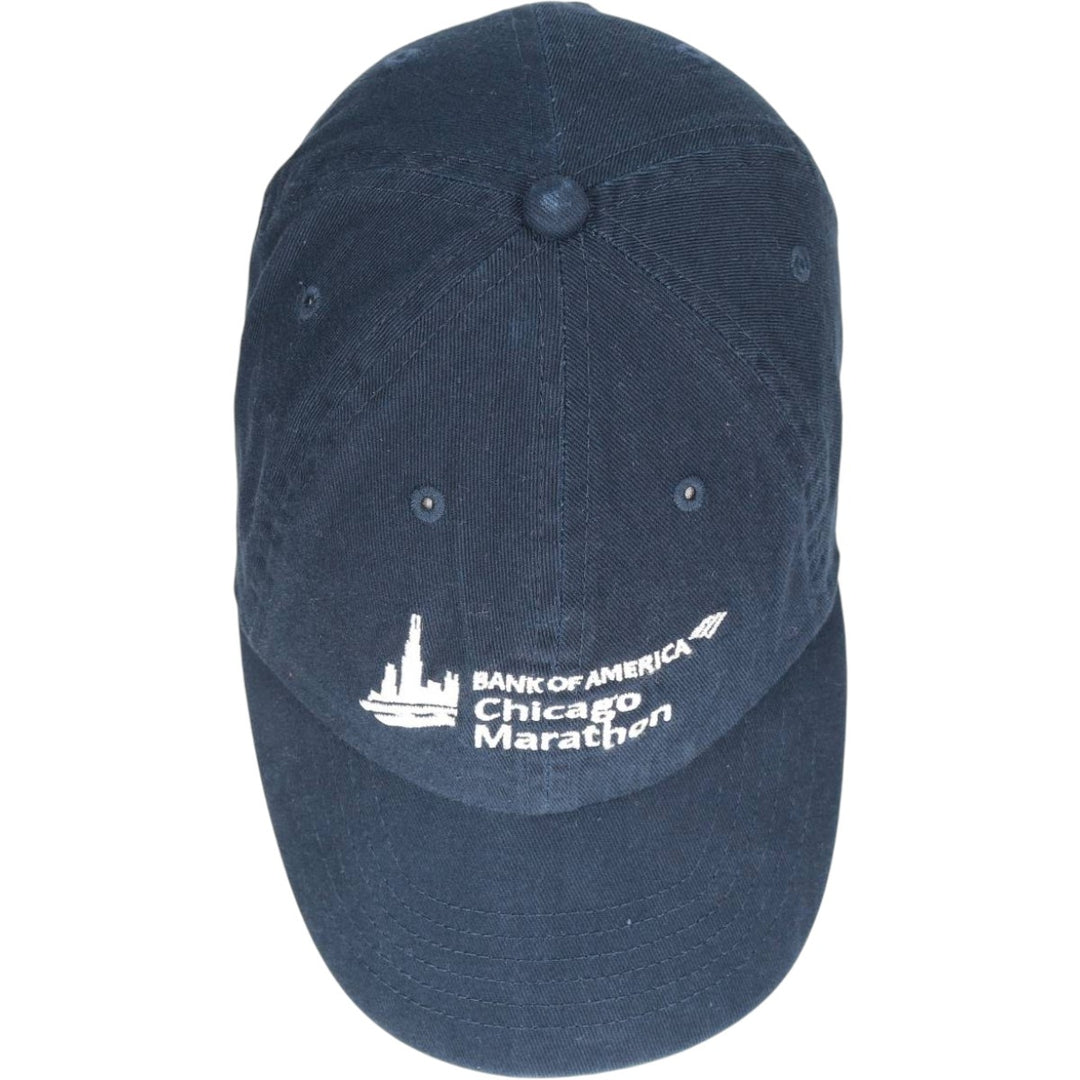Chicago Marathon Baseball Cap, 6-Panel Cap, One Size Fits All cotton navy blue type Vintage Second Hand