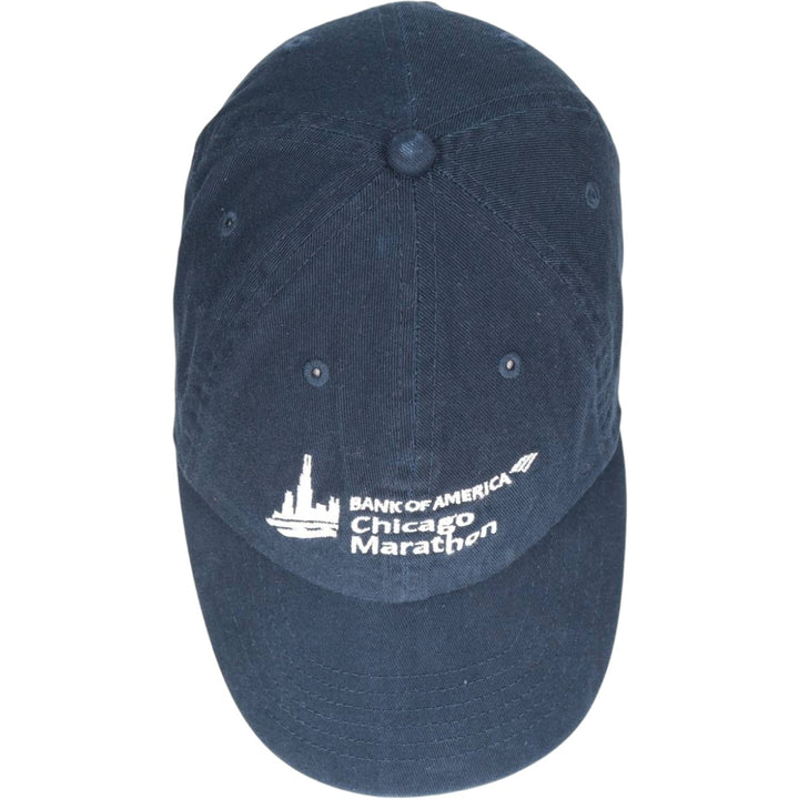 Chicago Marathon Baseball Cap, 6-Panel Cap, One Size Fits All cotton navy blue type Vintage Second Hand