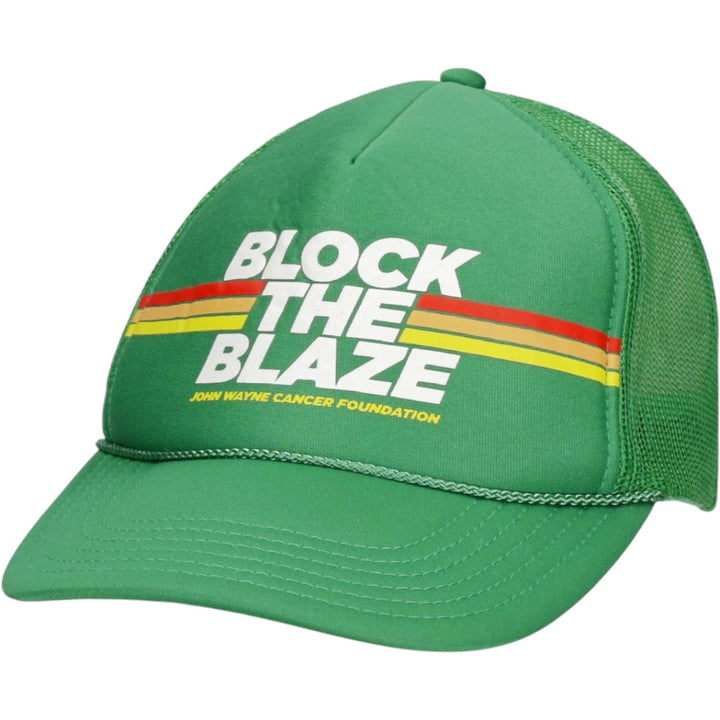 Block the Blaze Mesh Cap (One Size Fits All) polyester green type Vintage Second Hand