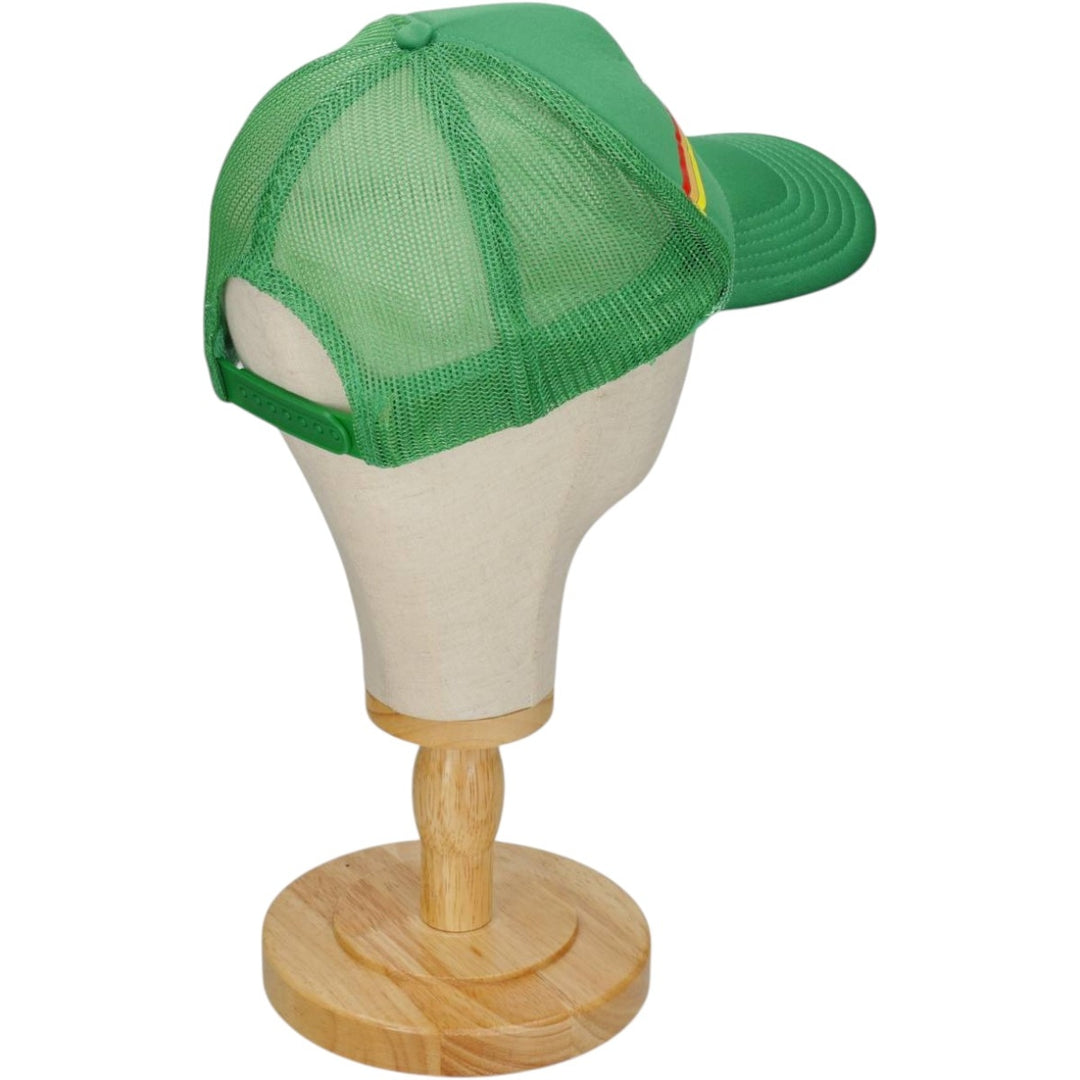 Block the Blaze Mesh Cap (One Size Fits All) polyester green type Vintage Second Hand