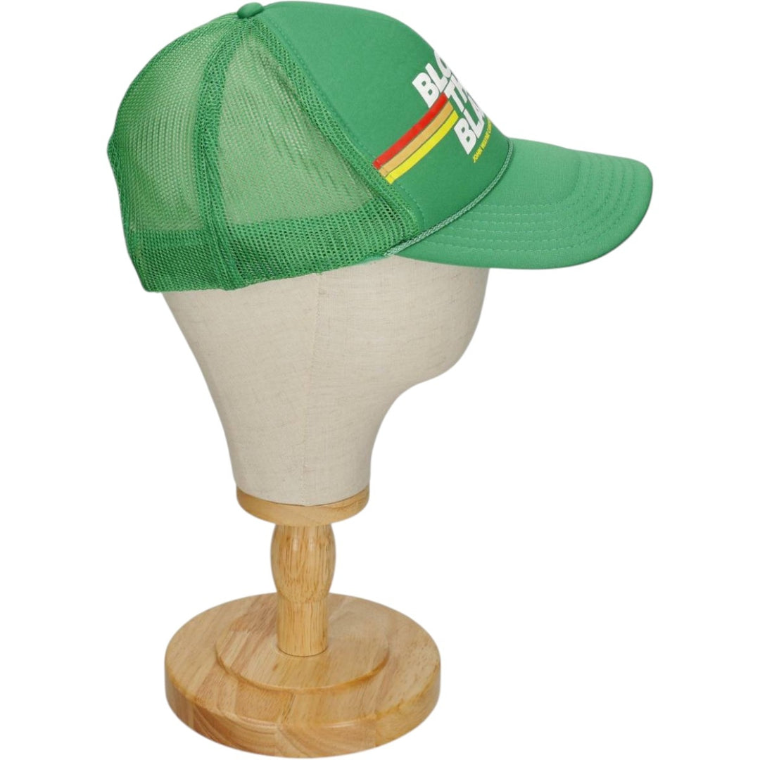 Block the Blaze Mesh Cap (One Size Fits All) polyester green type Vintage Second Hand
