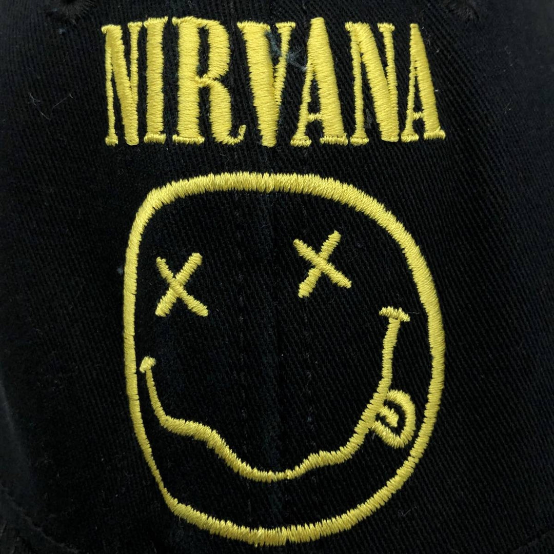 NIRVANA Baseball Cap, 6-Panel Cap, One Size Fits All cotton black type Vintage Second Hand