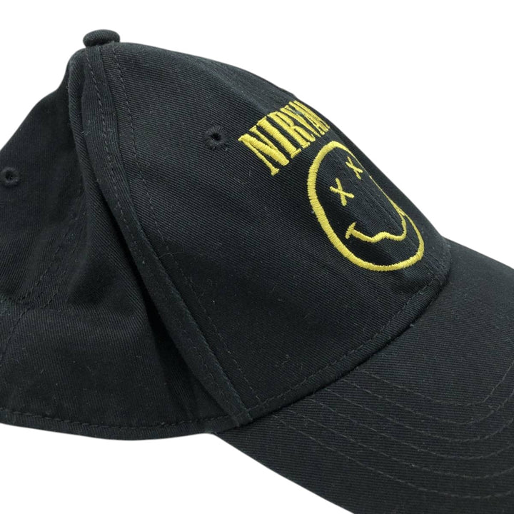 NIRVANA Baseball Cap, 6-Panel Cap, One Size Fits All cotton black type Vintage Second Hand