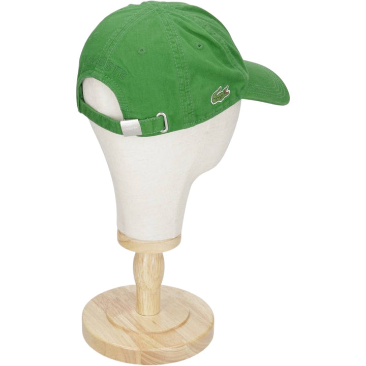 Lacoste baseball cap, 6-panel cap, one size fits all. cotton green type Vintage Second Hand
