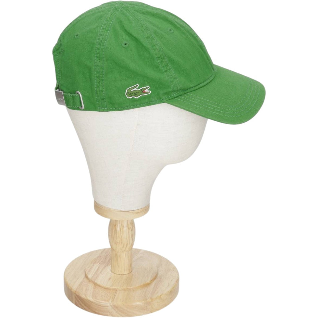 Lacoste baseball cap, 6-panel cap, one size fits all. cotton green type Vintage Second Hand