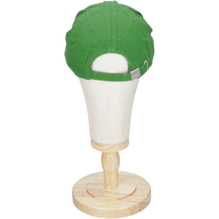 Lacoste baseball cap, 6-panel cap, one size fits all. cotton green type Vintage Second Hand
