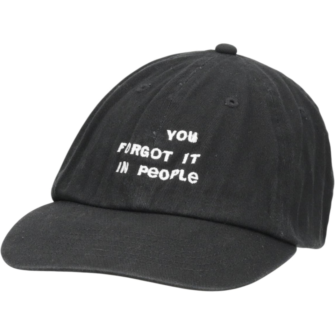 Baseball cap, free size cotton black type Vintage Second Hand