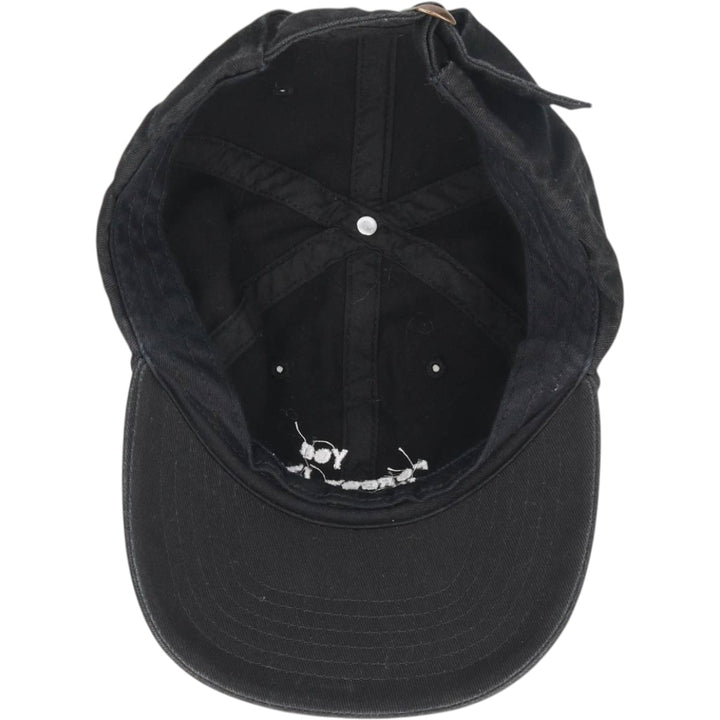 Baseball cap, free size cotton black type Vintage Second Hand