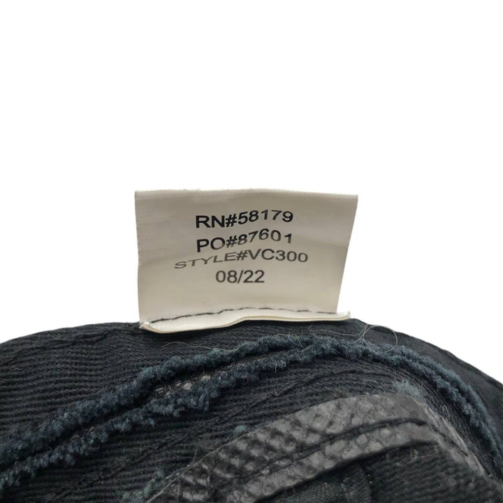 Baseball cap, free size cotton black type Vintage Second Hand