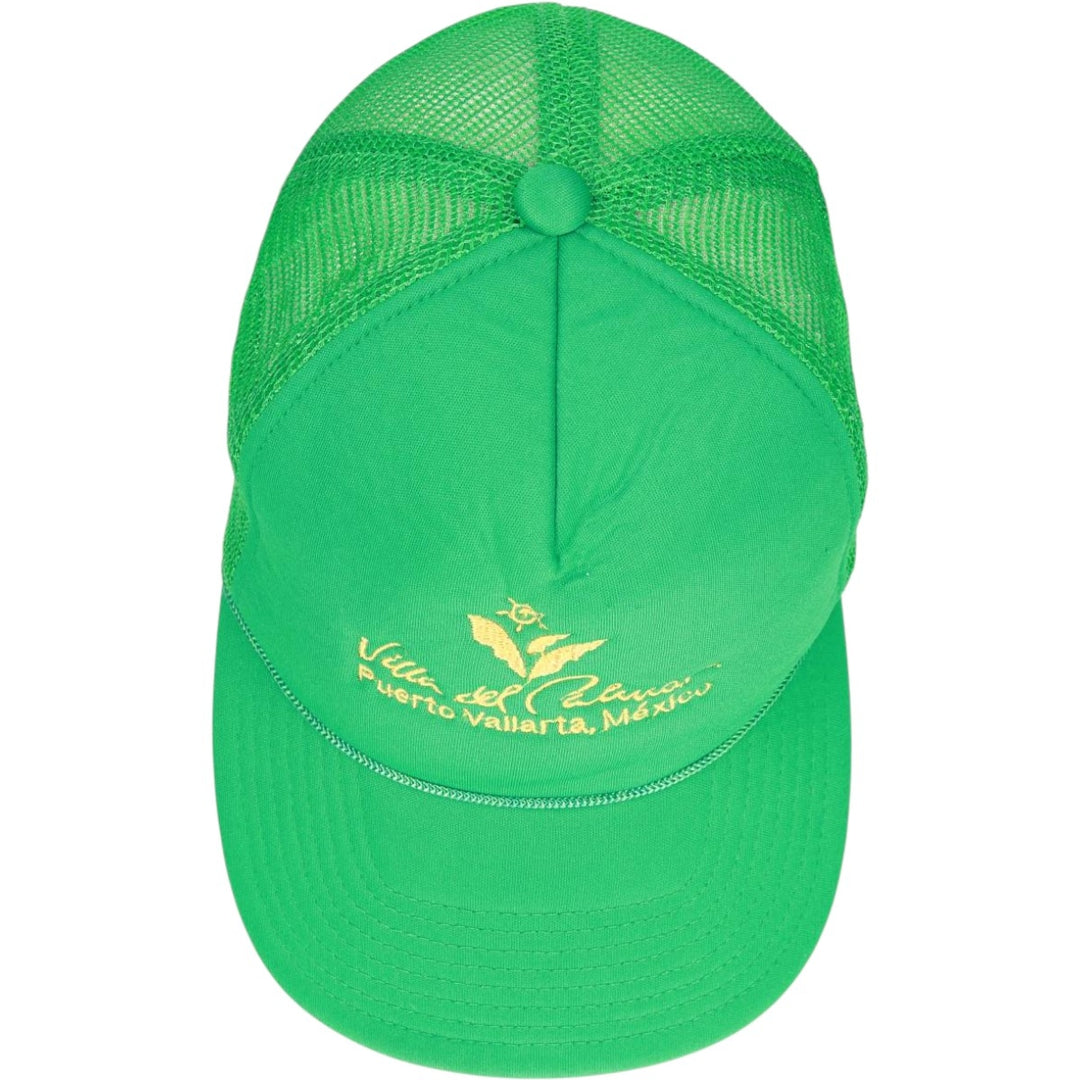 EXPLOSION Trucker Cap, Villa del Palmar Advertising Mesh Cap, One Size Fits All polyester green type Vintage Second Hand