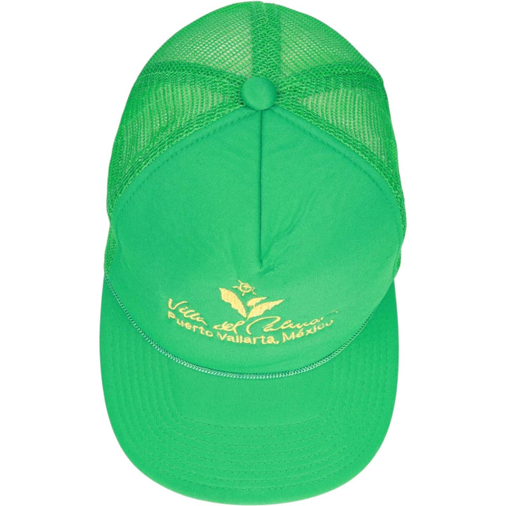 EXPLOSION Trucker Cap, Villa del Palmar Advertising Mesh Cap, One Size Fits All polyester green type Vintage Second Hand