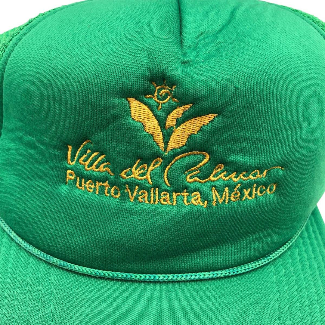 EXPLOSION Trucker Cap, Villa del Palmar Advertising Mesh Cap, One Size Fits All polyester green type Vintage Second Hand